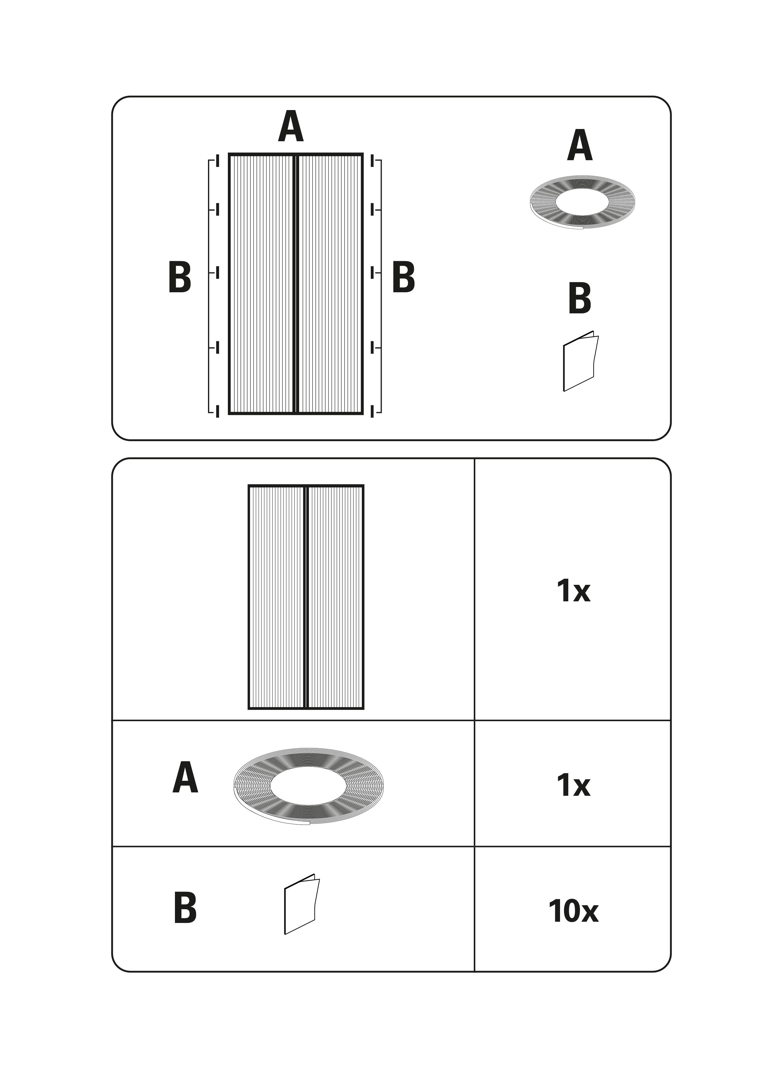 Insektenschutz Magnetvorhang für Balkontüren und Türen schwarz