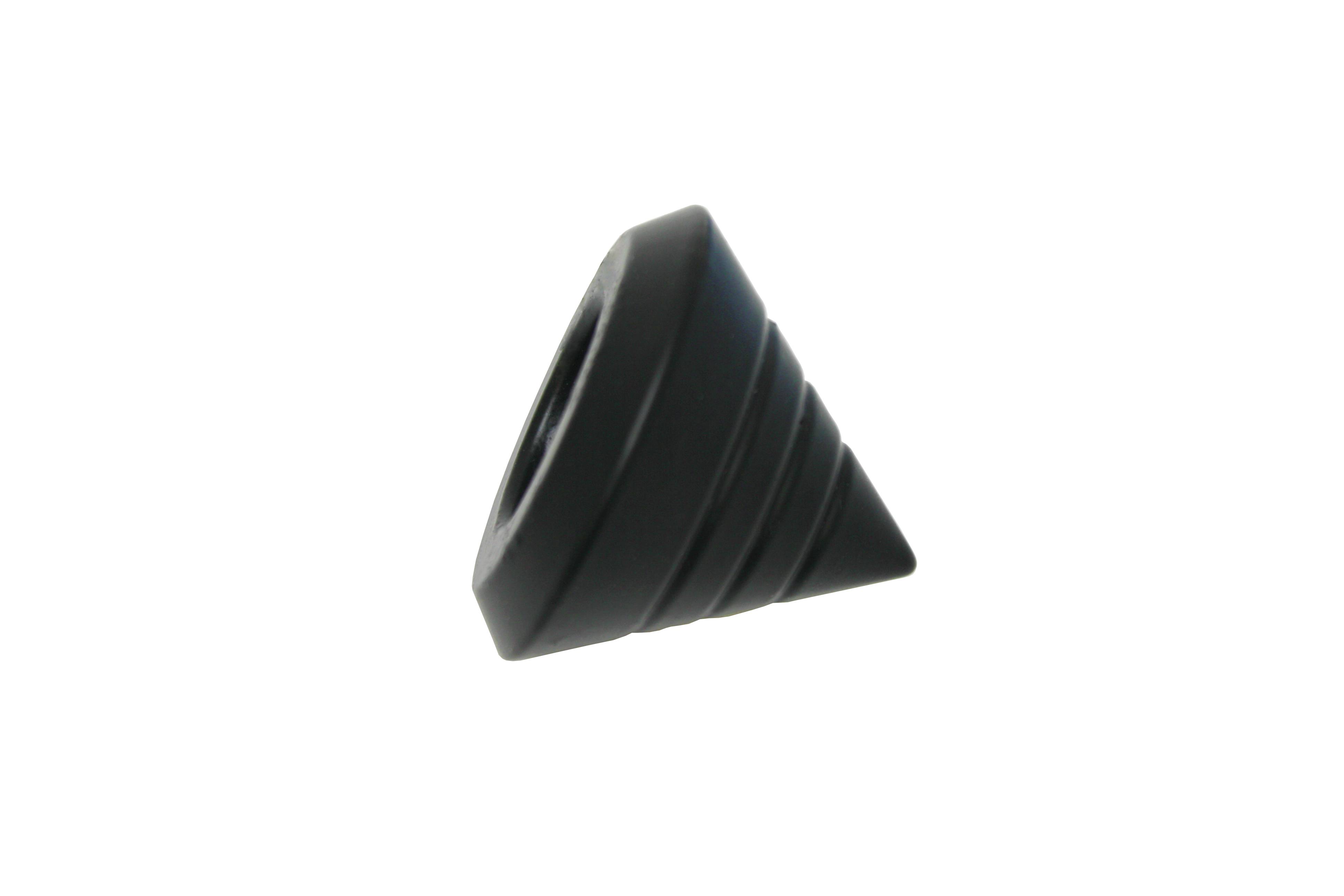 Endstück Kegel Profil für Gardinenstange Memphis Ø 16 mm schwarz-matt